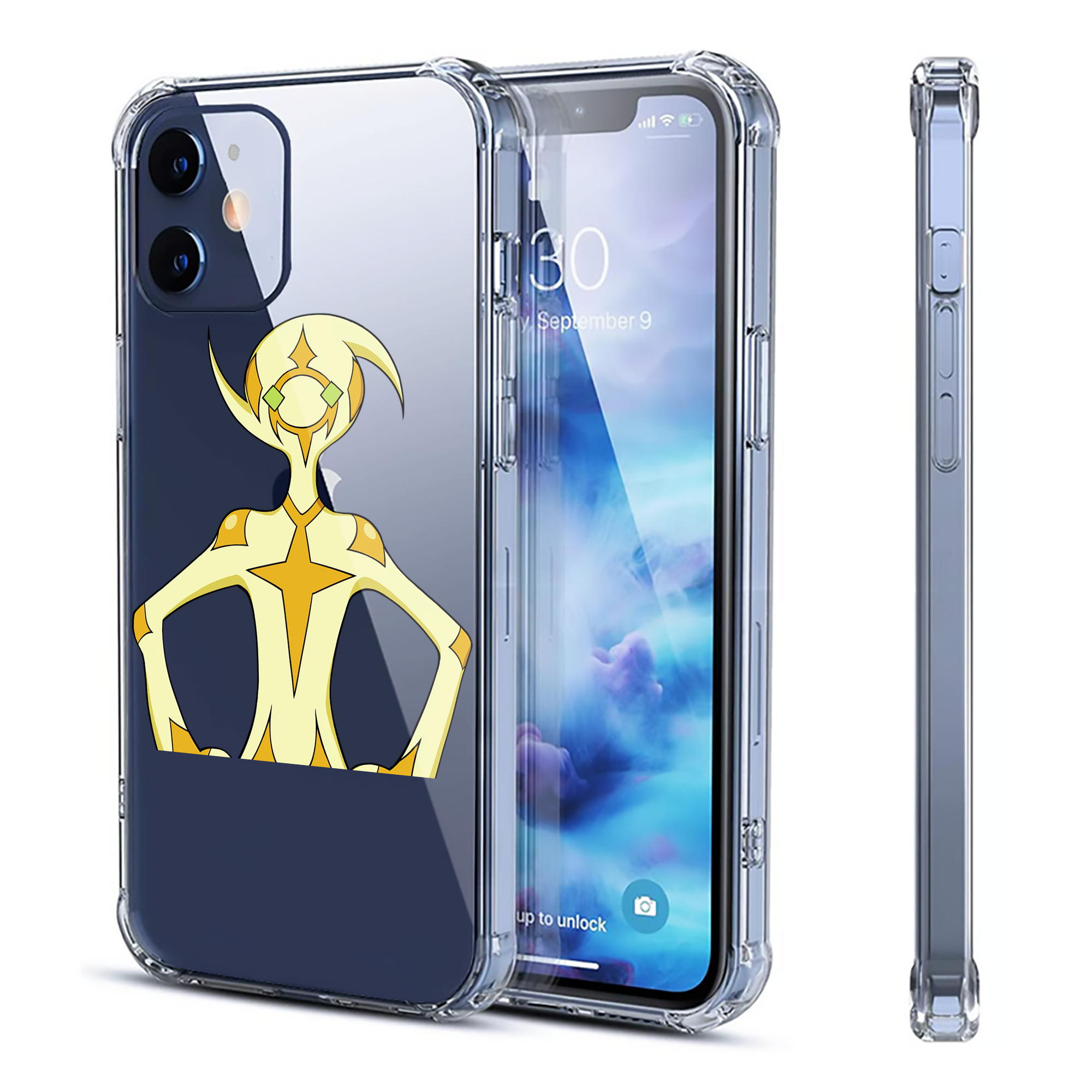（画像用） 遊☆戯☆王 Yu-Gi-Oh! 【iPhone 12シリーズ対応】透明スマホケース（クリアソフトケース）